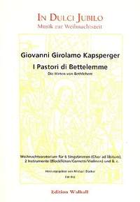 Kapsberger, J H v: I pastori di Bettelemme