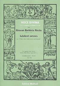 Riccio, G B: Iubilent omnes