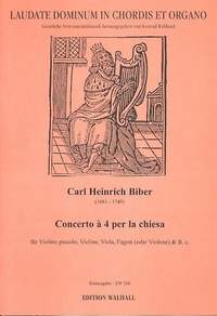Biber, C: Concerto a 4 per la chiesa