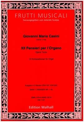 Casini, G M: 12 Pensieri per l'Organo Band 1 (Nr.1-6)