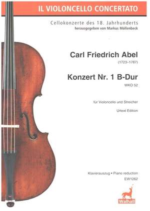 Abel, C F: Konzert B-Dur Nr.1 WKO 52