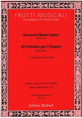 Casini, G M: 12 Pensieri per l'Organo Band 2 (Nr.7-12)