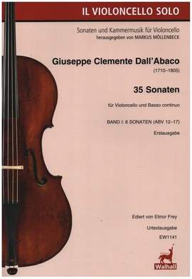 Dall'Abaco, J C F: 35 Sonaten Band 1 (6 Sonaten ABV12-17)