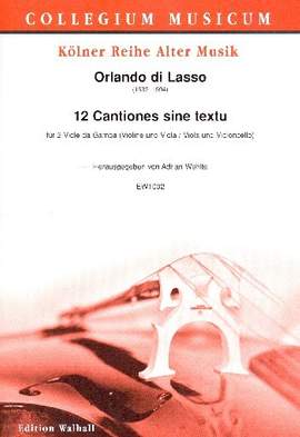 Lasso, O d: 12 Cantiones sine textu