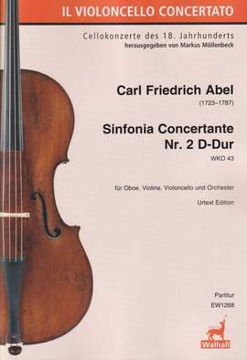 Abel, C F: Sinfonia Concertante D-Dur Nr.2
