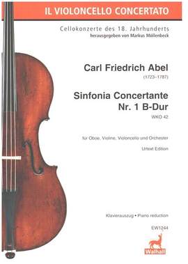 Abel, C F: Sinfonia Concertante G-Dur Nr.1