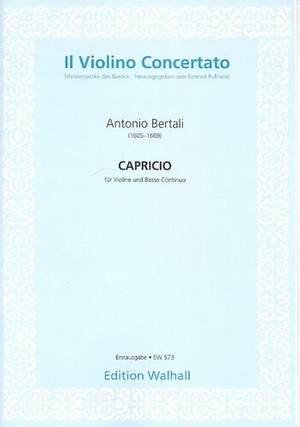 Bertali, A: Capricio