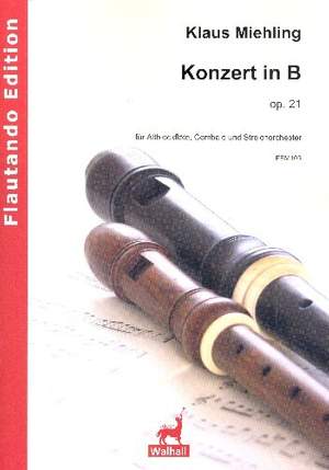 Miehling, K: Konzert B-Dur op.21