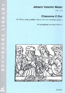 Meder, J V: Chaconne C-Dur