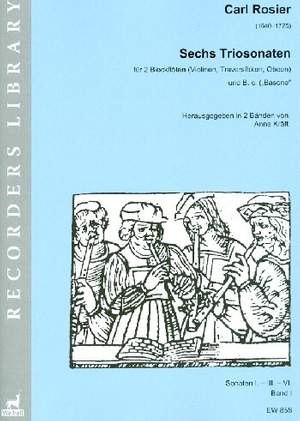 Rosier, C (: 6 Triosonaten Band 1 (Nr.1, 3, 6)