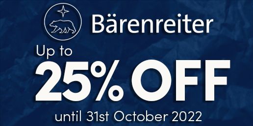 Bärenreiter - up to 25% off