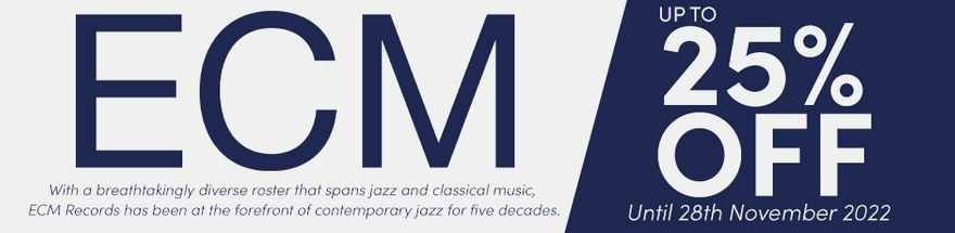 ECM Jazz - Up to 25% off until 28th November 2022